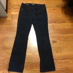 Loft black woven pants